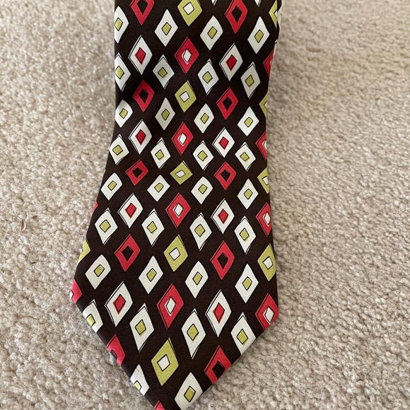 NWOT Vera Bradley for Baekgaard 100% Silk Men’s Tie. - Picture 4 of 10